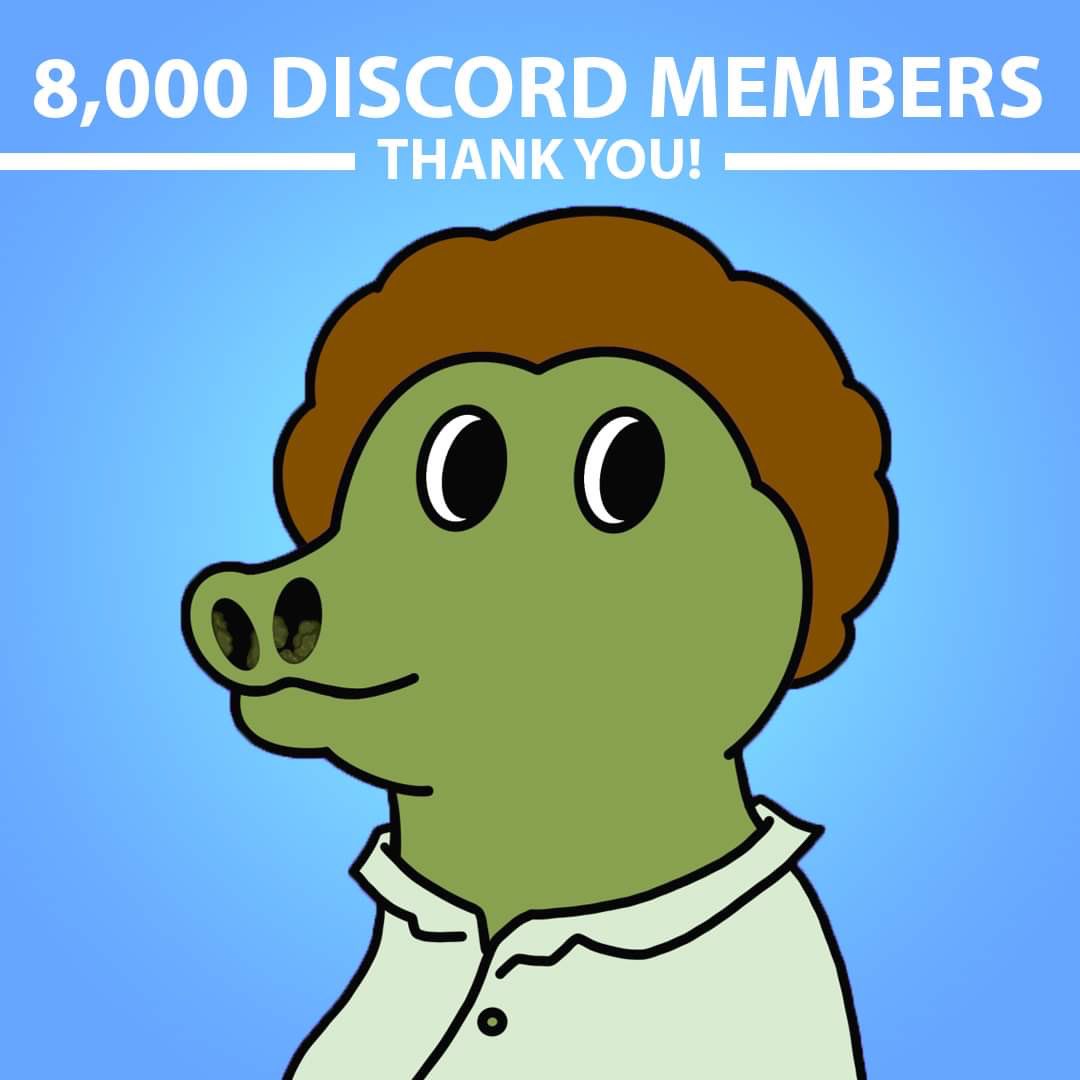 Another great milestone! Thank you all for believing in us and for creating a great community for #kruisykrocs 

Mint date TBA very soon! Join our discord for the latest announcements 
-

discord.gg/kruisykrocs
