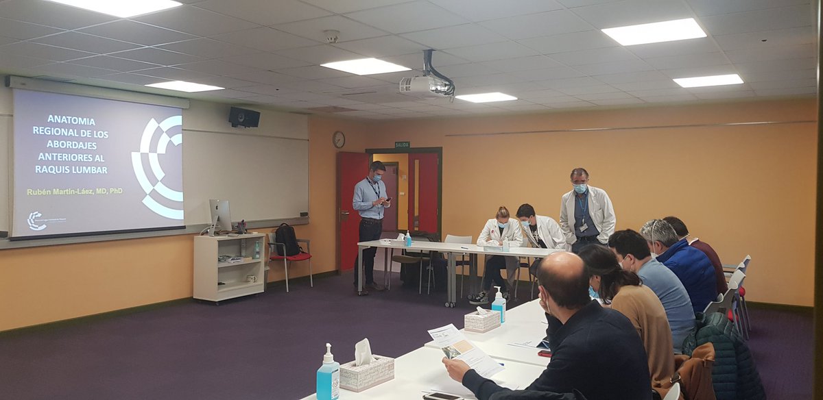 NeuroRaquisHUMV's tweet photo. Empezamos el curso teórico práctico de patología del #raquis @hvvaldecilla @NeuroRaquisHUMV @HUnivValdecilla 💪! https://t.co/Pp2RfHrnBK