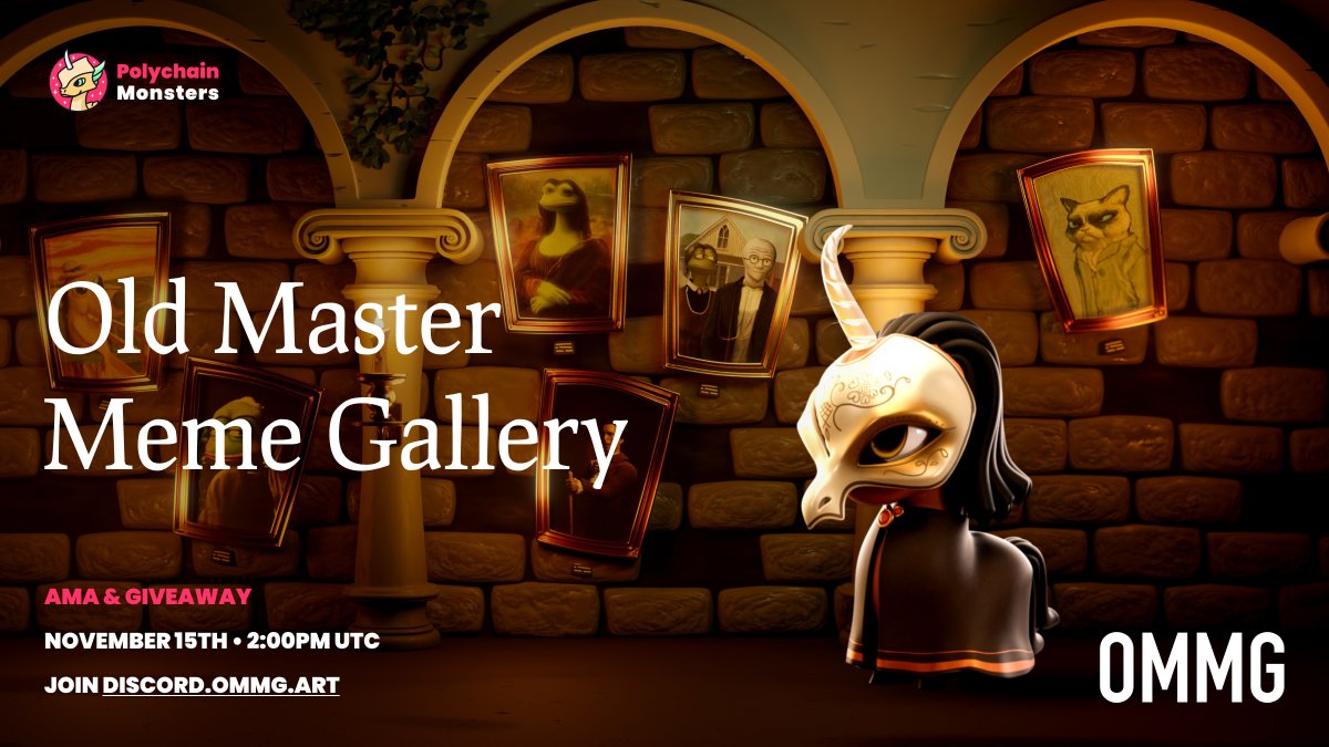 🧑‍🎨🎨 Let's talk about Art 🎨🧑‍🎨

We'd ❤️ to invite you to the discord of @o_m_m_g for an #AMA! 

🎁 Win an Old Master Unicursed #NFT
🚀 get a pre-sale ticket 
🥩 November 15th • 2:00pm UTC
👉 Join discord.ommg.art