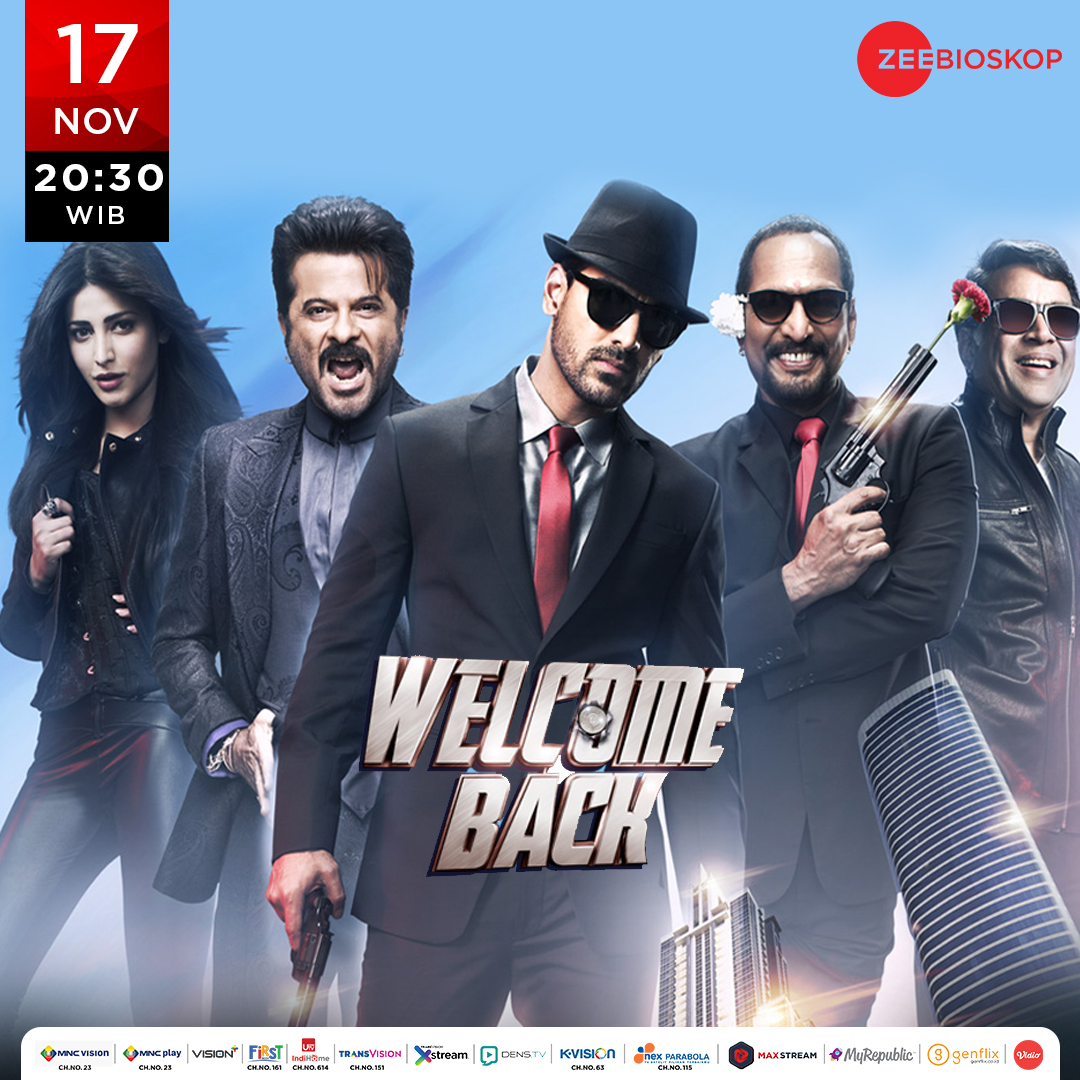 zbioskop's tweet photo. Film Bollywood Blockbuster pukul 20:30 WIB tanggal 15 sd 18 November 2021:
15 Nov - A Flying Jatt
16 Nov - Mitro
17 Nov - Welcome Back
18 Nov - Veer
#ZeeBioskopBollywoodBanget https://t.co/31hPlb5MC3
