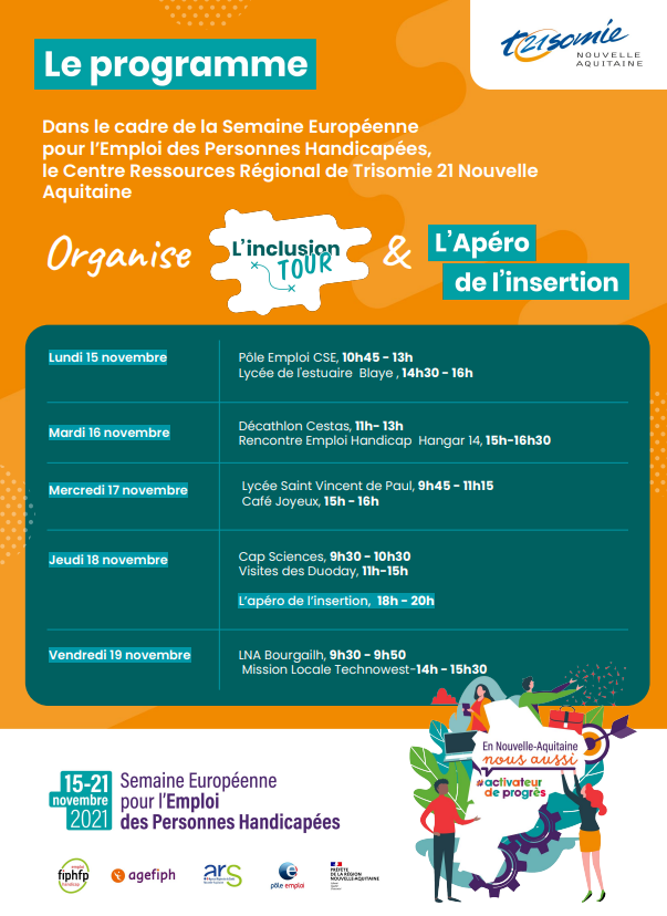 T21_NA's tweet photo. 🦵L'inclusion tour est sur les starting-block!!!

🚎Cette semaine, à bord de notre combi, nous allons partir à la conquête du marché du travail dans le cadre de la semaine européenne pour l'emploi des personnes handicapées.

🔥N'hésitez pas à nous suivre !

#SEEPH2021 #inclusion https://t.co/ZnYtfTbX8p