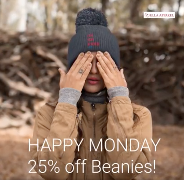 ella_apparel's tweet photo. Happy Monday! 😎
Look forward to the week ahead with Ella Apparel!
Get 25% off all beanies!! 🔥
https://t.co/94gPn35fgF 
#ellaapparel #motivationmocay #postiveapparel #beanies #beaniepromo #wintercollection #thanksgiving #dealsonbeanies #shopnow https://t.co/E7zbE7Agwm