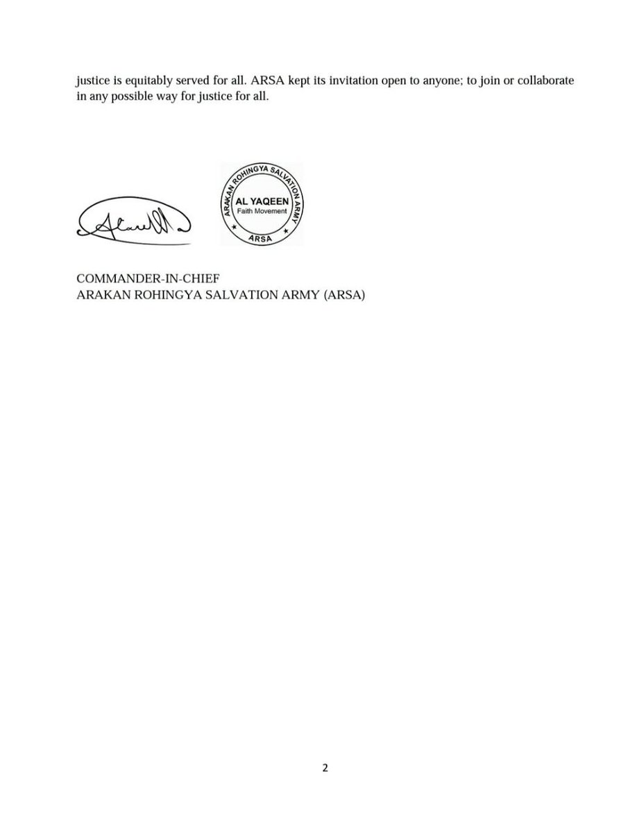 Brief Report on Clashes Between #ARSA &amp; #BurmeseGenocialMilitary (#BGM)