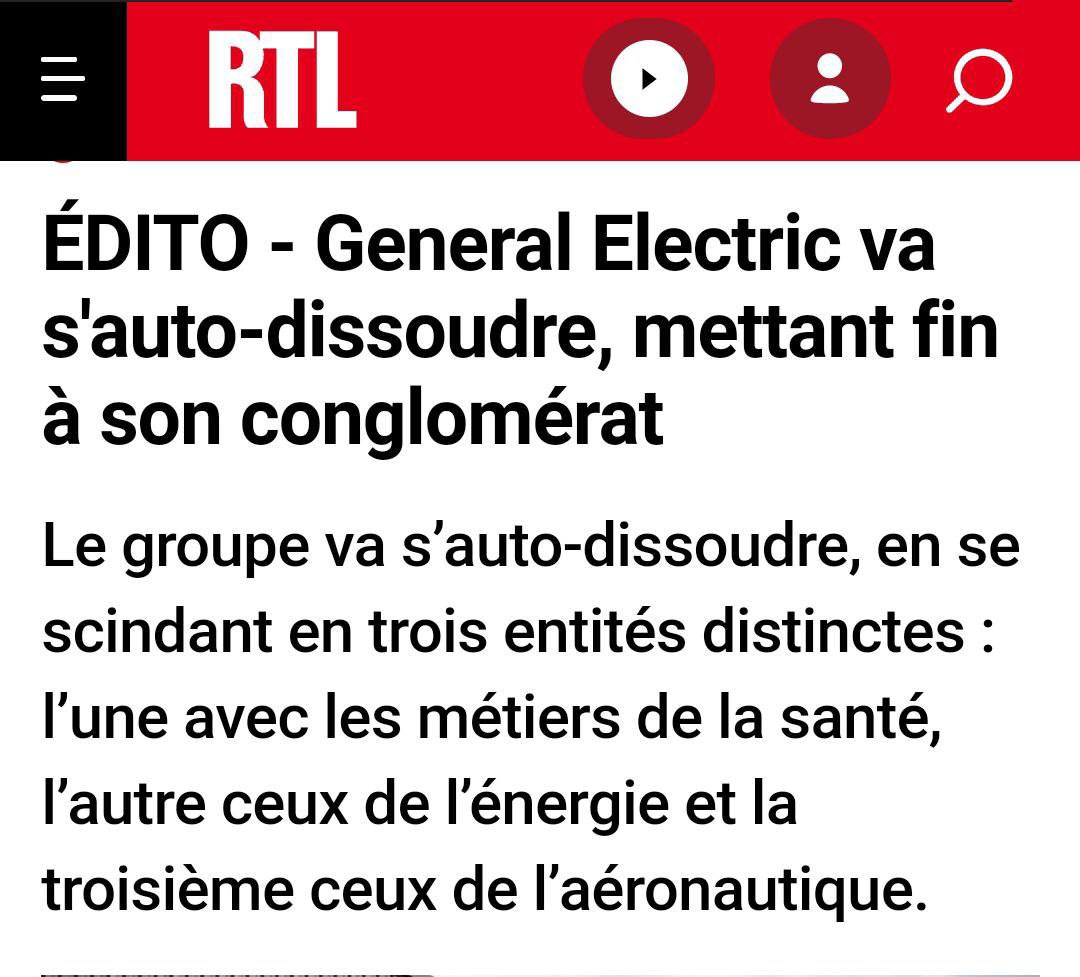 Mr_Frexit's tweet photo. GE est en difficulté et contraint de se restructurer. Le moment idéal pour récupérer #Alstom selon le plan de #Pierucci https://t.co/ndC7FcPDak