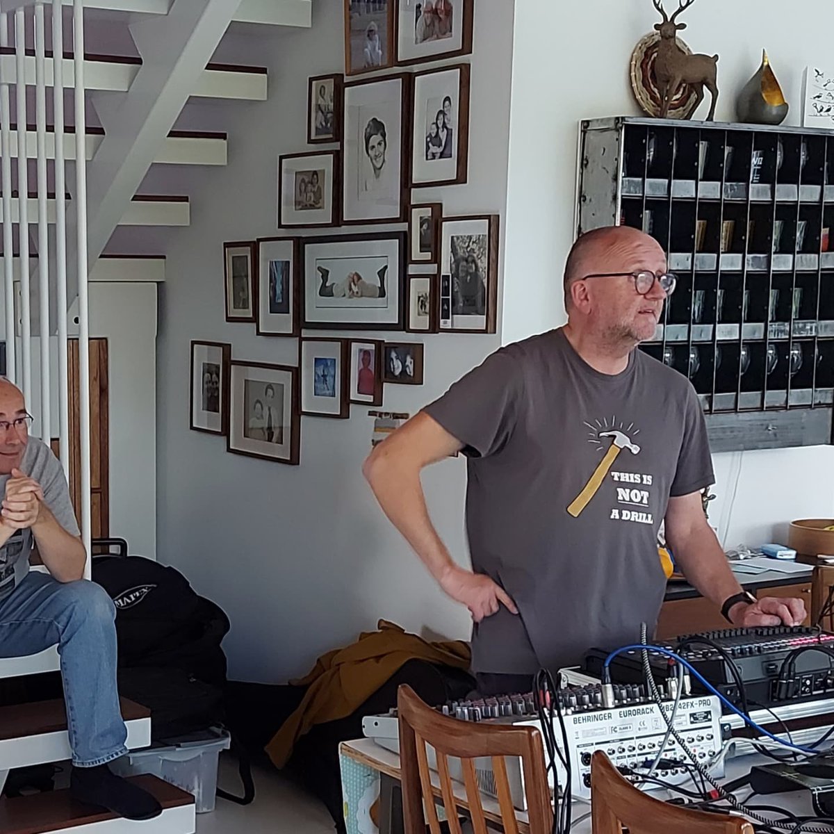 ThirdQuadrant1's tweet photo. A very productive weekend, recording our next album. #newmusic #newalbum #prog https://t.co/oUZ5CAwuaj