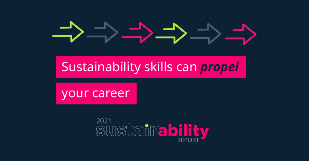getsmarter's tweet photo. Thinking about a career in sustainability? It’s open to all levels, no matter your job or industry. Discover how it’s set to change your future. 

See the 2021 Sustainability Report: https://t.co/ffUhcYQUW4 https://t.co/fUBt5uwJUe