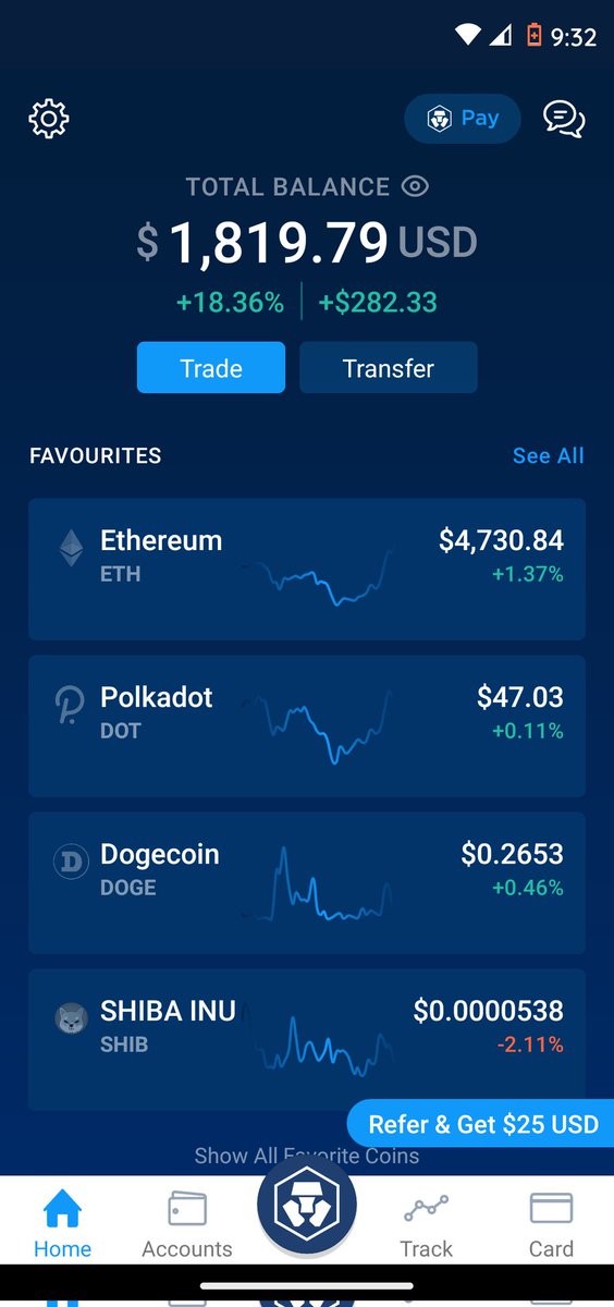 GypsyJaz32's tweet photo. When I made this deposit it was 300$ $cro #cro has more to come, imo it will be a contender to #ETH https://t.co/Y4J8KyFtpL