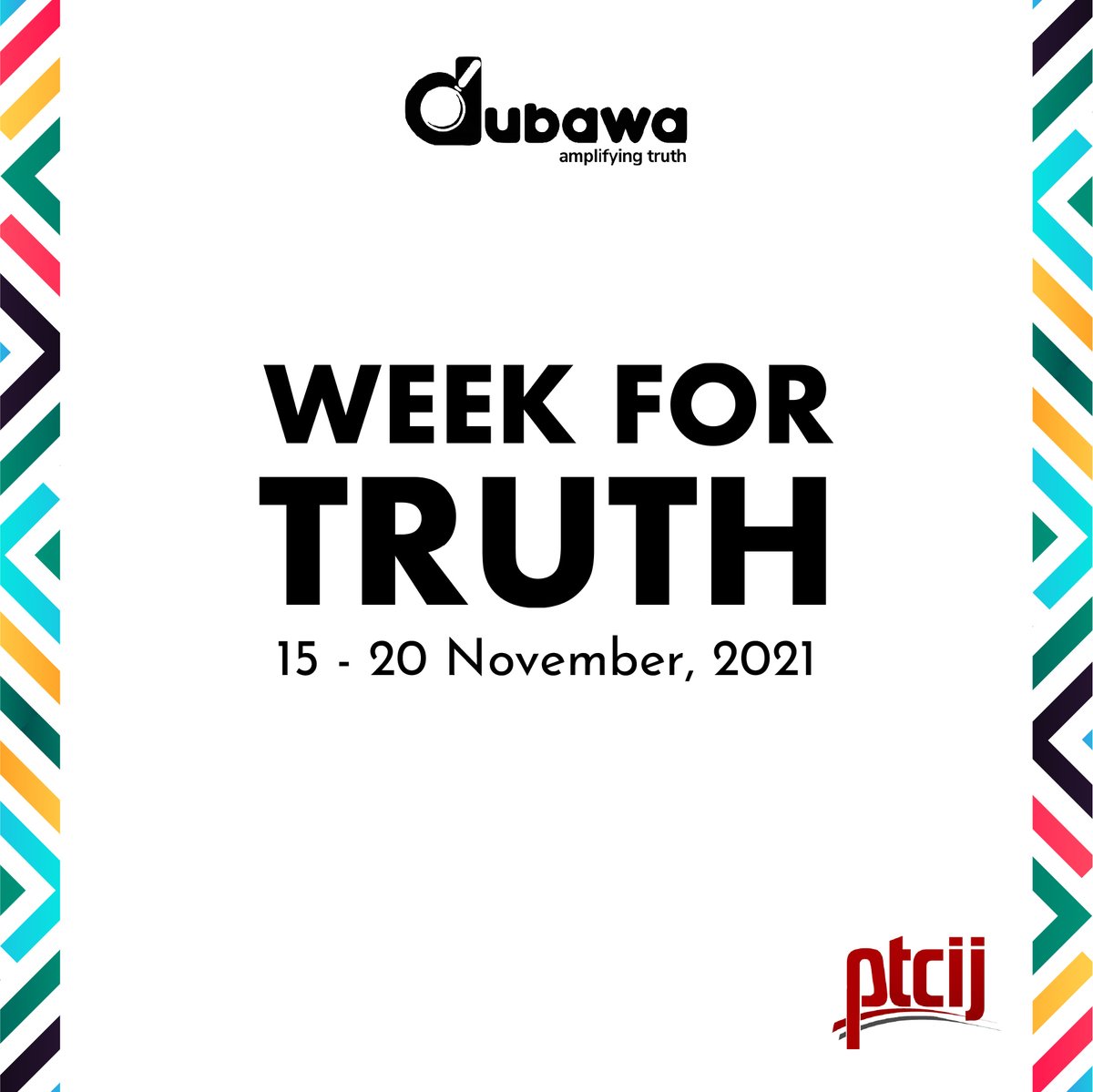 The Dubawa West Africa Week For Truth starts this week! Follow @dubawaNG @dubawaGH @DubawaSL and @DubawaGM on Twitter to learn about fact-checking, get tips on how to verify news online and win fantastic prizes! #DubawaChecks