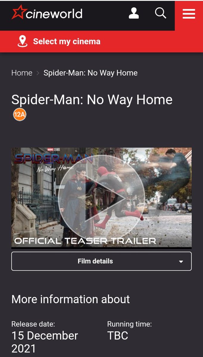 RT @SpiderMan3news: Spider-Man no way home releases in the UK on December 15th

LETS GOOOOOOO https://t.co/69oBwmxPjS