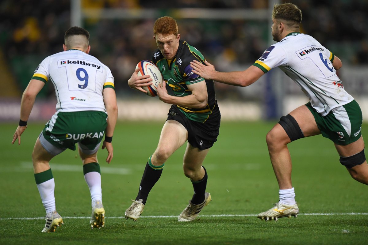 premrugby's tweet photo. Try on first-team debut, what a way to start your career 💪

Congrats to @BristolBears' McKenzie Duncan, @SaintsRugby's George Hendy, and @WaspsRugby's Olly Hartley &amp; James Tunney 👏

#PremRugbyCup https://t.co/0FedwTkQBY