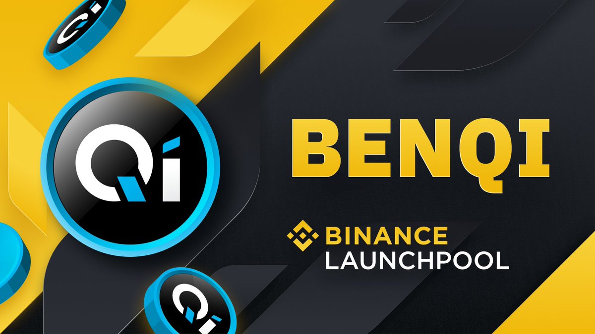 binance's tweet photo. Introducing @BenqiFinance $QI on #Binance Launchpool! Farm $QI by Staking #BNB, $AVAX and $BUSD Tokens

➡️ https://t.co/St3so6Dlxe https://t.co/IH3WDb2DIj