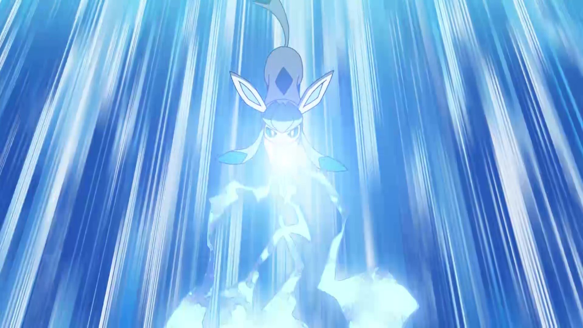 Twitter 上的 アニメ ポケットモンスター 公式 アニポケ 豆知識 しんせつポケモン グレイシア が放つ冷気はパウダースノーを作りだせるので スキー場にひっぱりだこなんだとか ちなみに 第87話では 雪の上に れいとうビーム を放って凍らせ スケートリンク