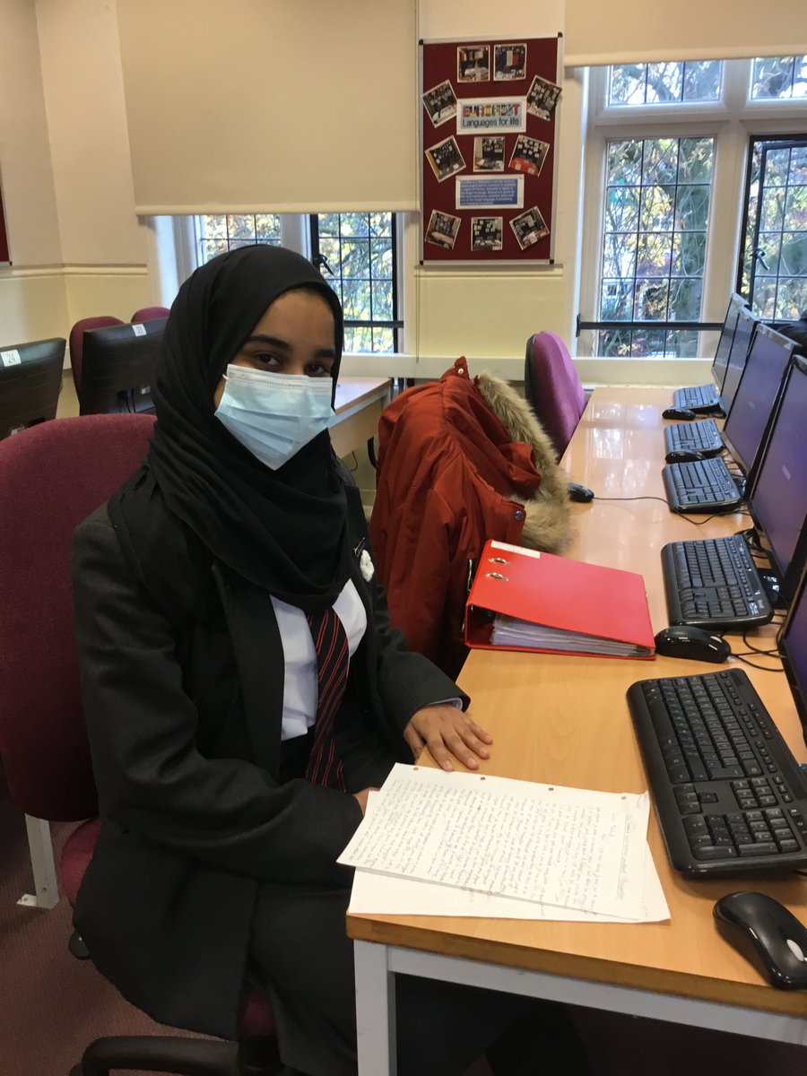 Well done to Sarah whose piece of creative writing about time travelling to Occupied France showed flair, accuracy and empathy together with a touch of humour! <a href="/Hymers_College/">Hymers College</a>  🇫🇷👏