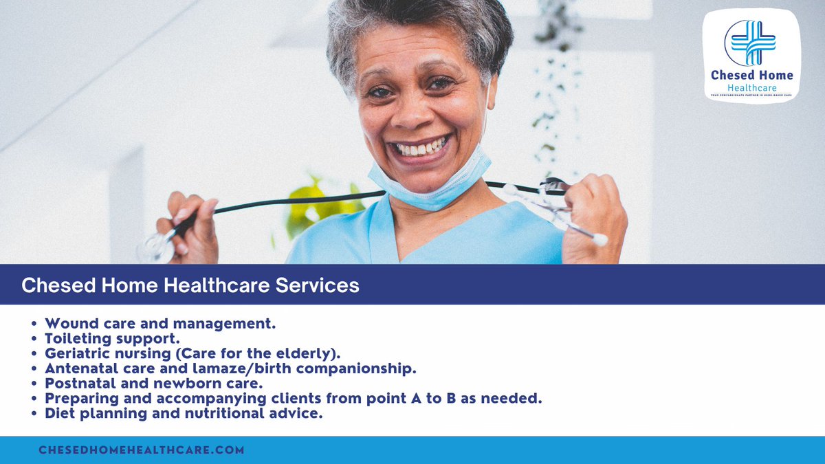 ChesedHome's tweet photo. The closest thing to being cared for is to care for someone else.

Talk to us about your #HomeHealthCare needs.
#WeAreChesed https://t.co/zvASqbcupq