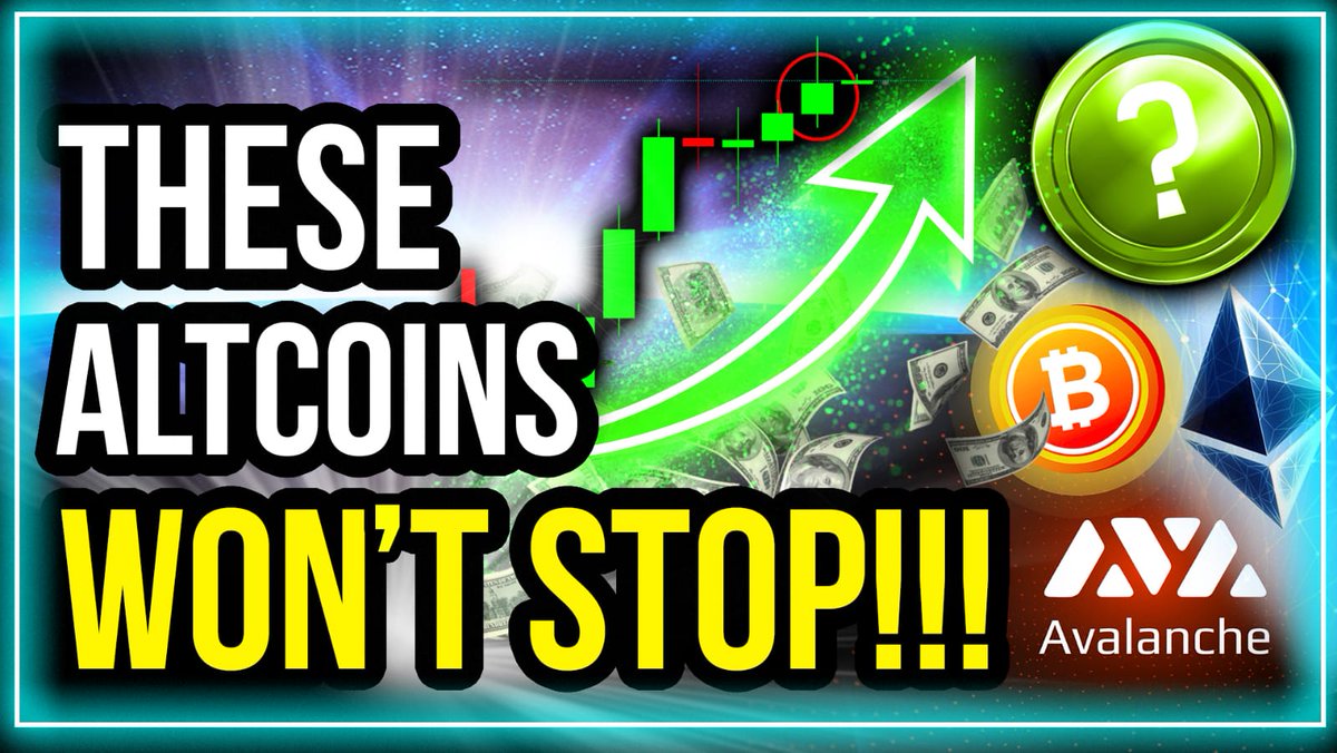 Going live in 1 hour!
Market looking incredibly strong 💪
Find out which Altcoins are going to give us some massive gains....
youtu.be/Y8U7h4NSeW8
Don't forget to LIKE and RETWEET