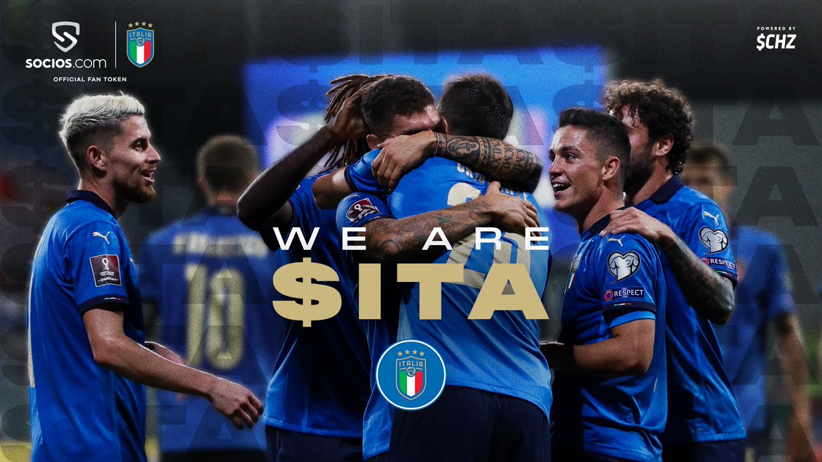 Buongiorno Campioni d'Europa, andiamo a qualificarci 🇮🇹👊

$ITA ⚡️ $CHZ
