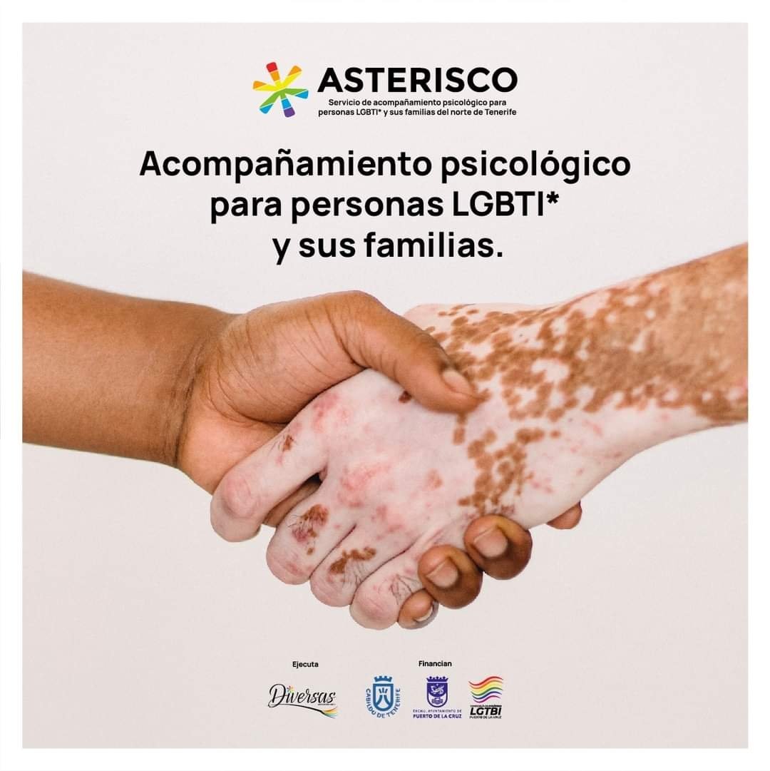 🏳️‍🌈 Si necesitas atención psicológica, desde Diversas contamos con ASTERISCO, un servicio de acompañamiento psicológico para personas LGBTI* y sus familias, totalmente gratuito. 

📲 Puedes contactar 623 43 14 62.