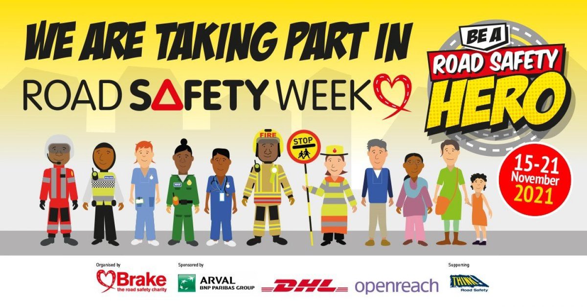 This is @Brakecharity #RoadSafetyWeek. How could you be a #RoadSafetyHero today? 
Check your vehicle before leaving 🚘
Ditch the distractions 📵
Give other road users time and space ↔️↕️
Teach your child how to be safe 🧒
Protect more vulnerable road users 🚶🏾👨🏻‍🦯👩🏼‍🦽🚲🏍🏇🏻