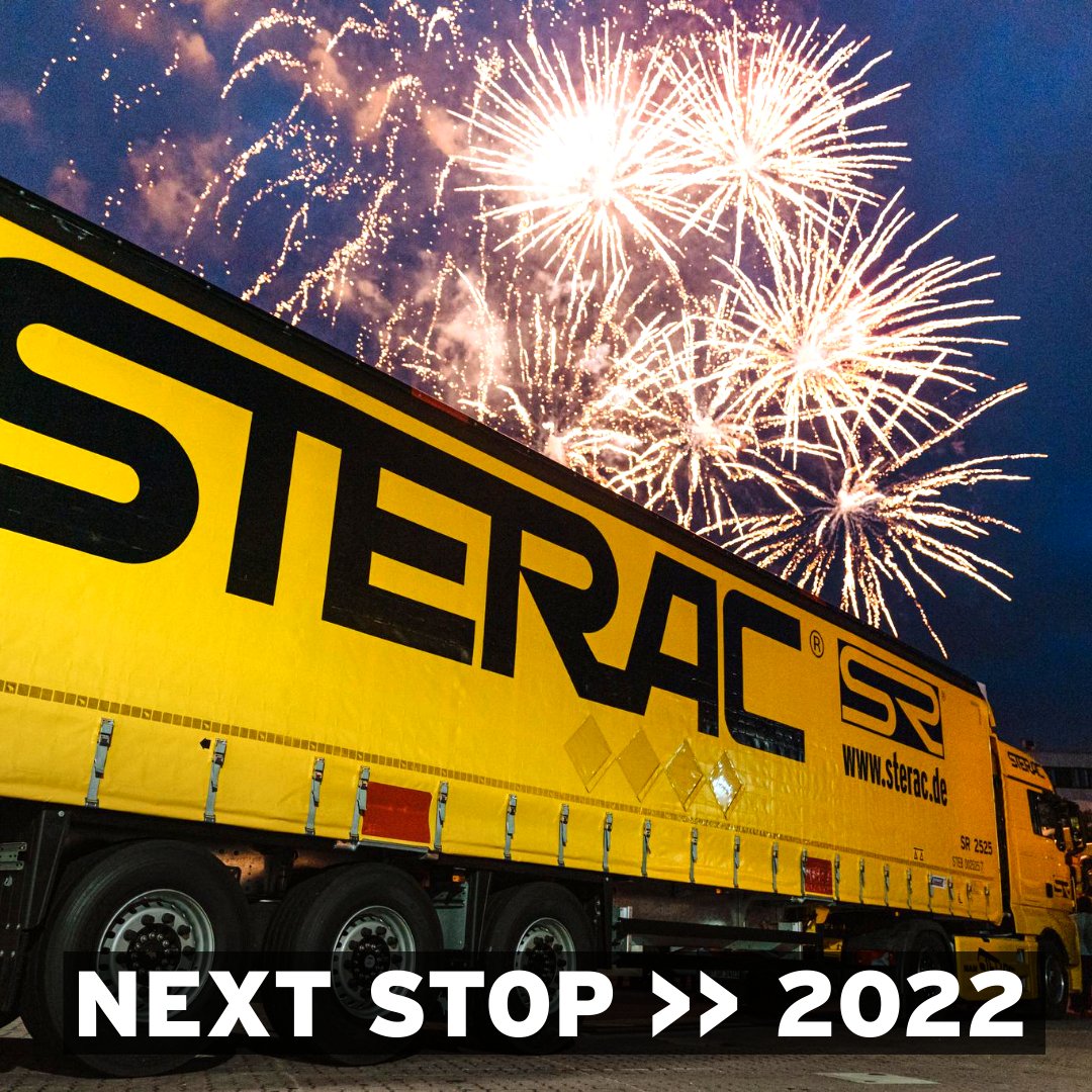🎇🎆NEXT STOP 🔜 2022 🎇🎆
Das STERAC-Team wünscht allen eine gute “Fahrt” ins neue Jahr 2022!
Kommen Sie sicher und gesund über den Jahreswechsel und wir freuen uns schon auf ein Wiederhören und hoffentlich auch Wiedersehen in 2022!

#gutenrutsch #silvester #sterac