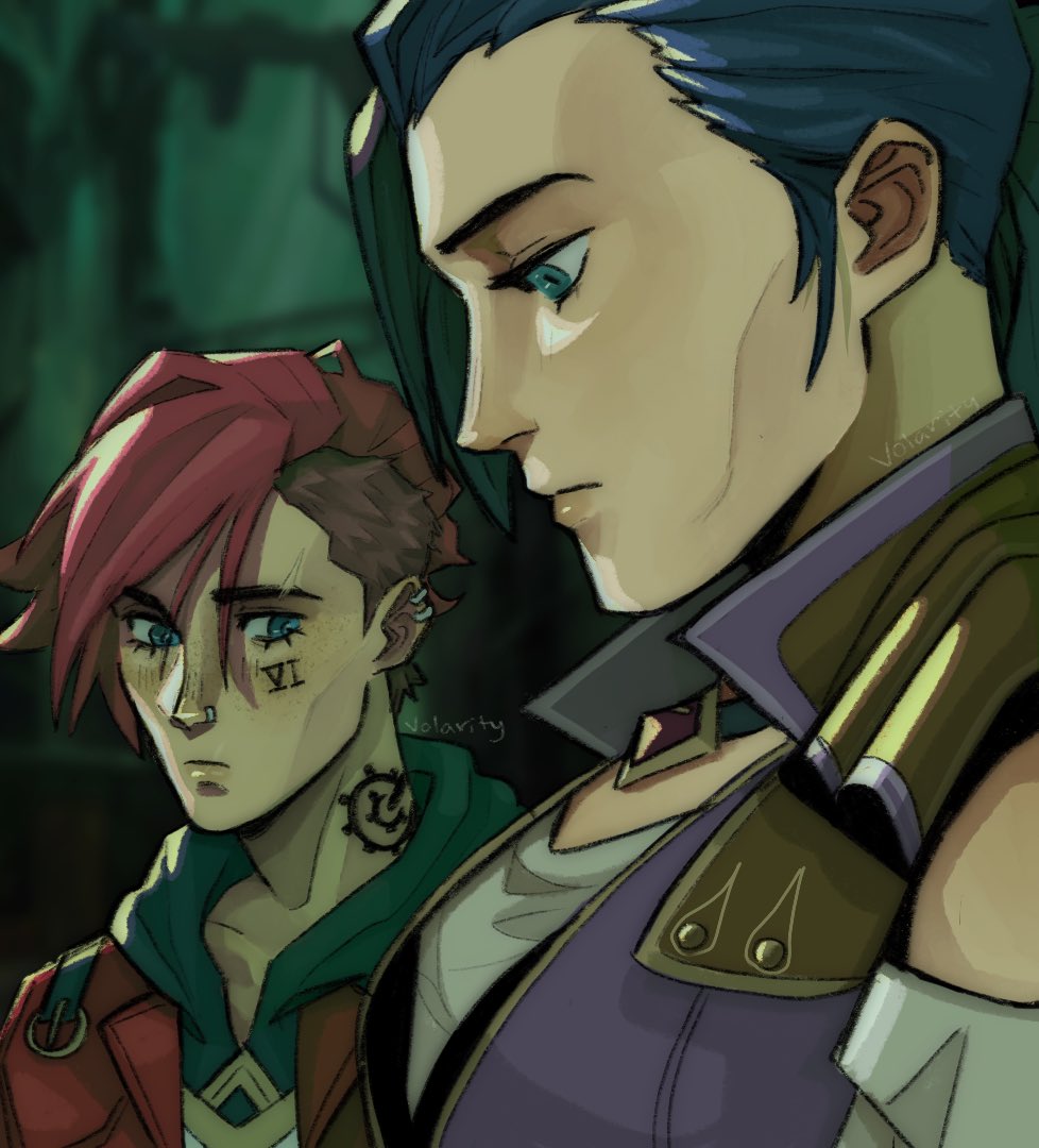 Hope this hasn’t been done before #Arcane #Vi #Caitlyn #CaitVi