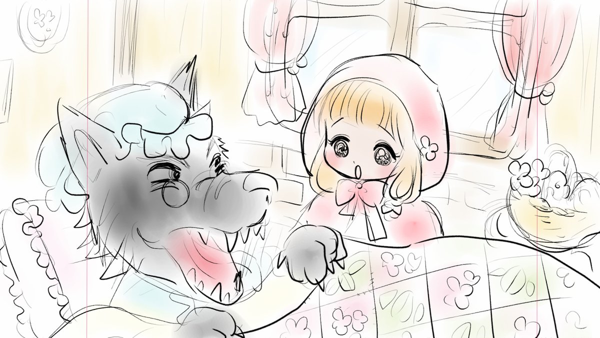 昨日描いた絵です( ゜Д゜)
恋の魔法とおまじない692-2ラフ、683-3ペン入れ、イラストACさん素材ちびモブ会社員、エホンオウコクさん「赤ずきんちゃん」ラフ
今日は乳房MRIに行き、帰ってからなんだか疲れて寝てしまい今頃起きて外暗いし・・痛恨;; 
