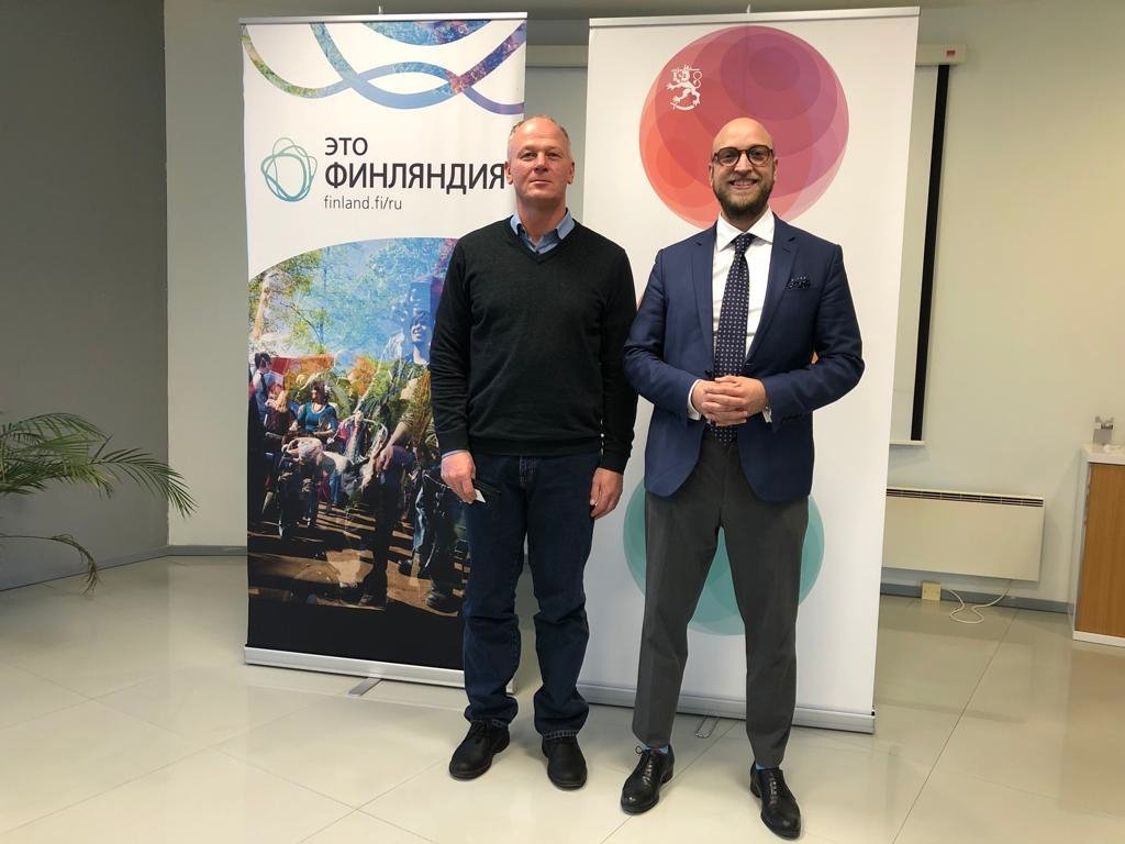 ano_eec's tweet photo. On Nov 11 Johannes Puukki, Head of Petrozavodsk office of the Consulate of Finland in RK, visited Sortavala and discussed outcomes, including @KareliaCBC KA6000 project, and future of cross-border cooperation in the region https://t.co/vfgL7sFWG3
