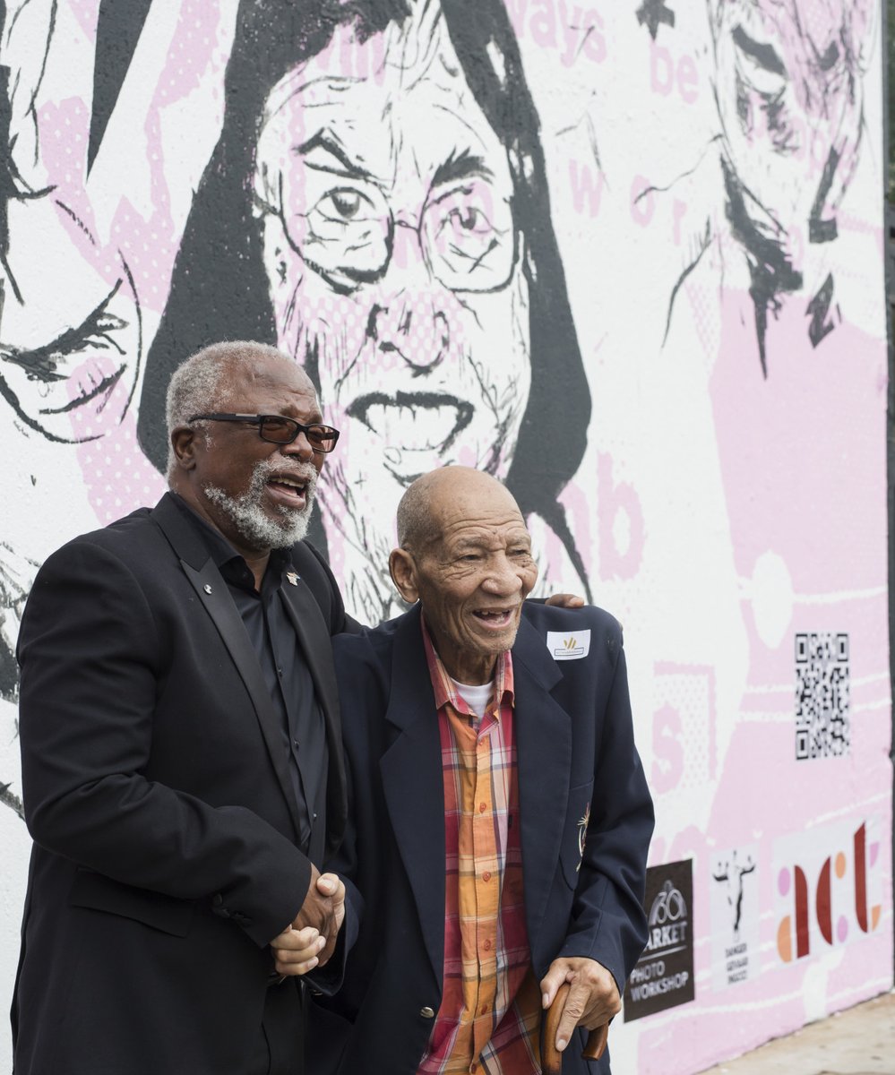 Legends Miriam Makeba, Sylvia Glasser, John Kani, Don Mattera &amp; David Koloane are paid tribute through the unveiling of the <a href="/actorgza/">Arts & Culture Trust</a> Warrior Wall, memorialising some of our country's revolutionary artists.

Read Thobile Jane Maphanga's feature → 🔗 bit.ly/323xV4E