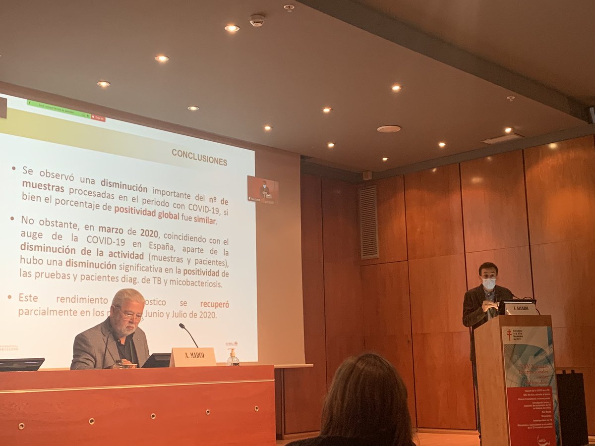 Gran presentación del Dr. Alcaide. Se incrementa la detección baciloscopia de los casos de TB pulmonar durante periodo Covid 19 #TallerTB21 #tuberculosis #Covid