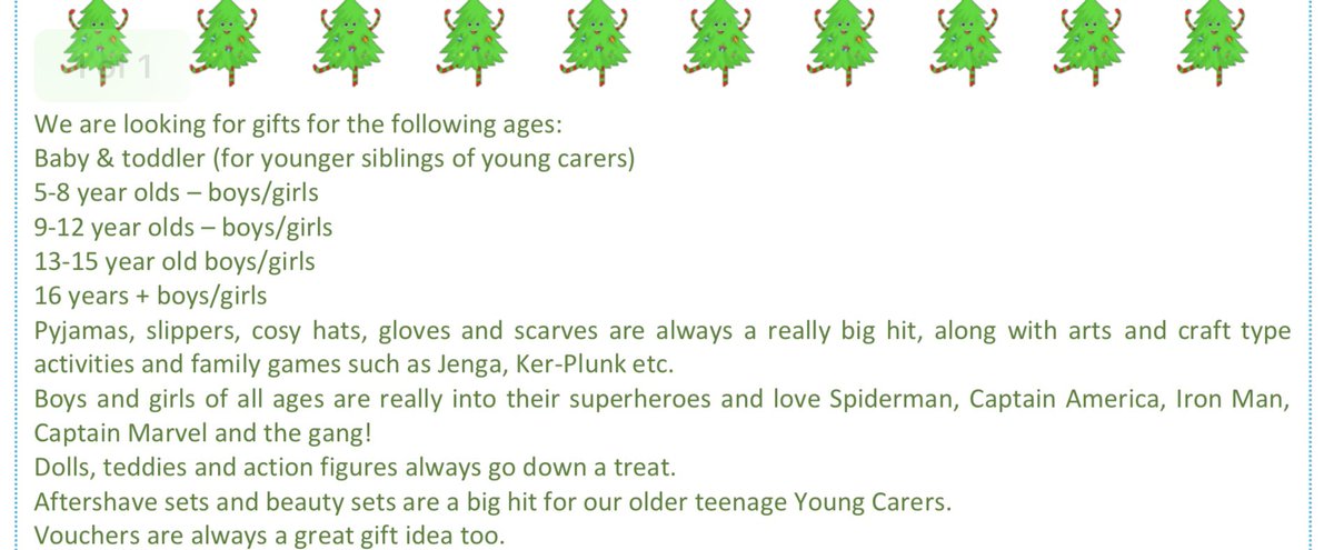 FR_JCEO_EACarer's tweet image. We have launched our Young Carers Christmas Gift Appeal to make sure Santa delivers some treats to Young Carers who have had a particularly challenging year. We also have a QR code that can be scanned for folk who would rather donate money.
