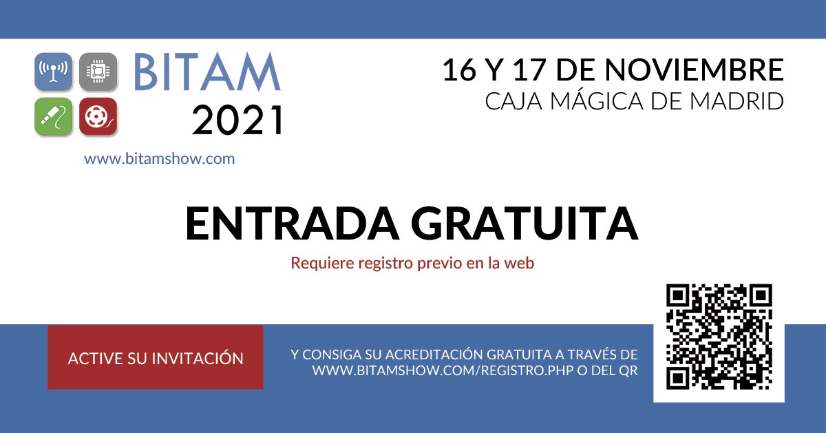 nsign_tv's tweet photo. #SAVETHEDATE mañana y pasado estaremos en el estand 24 del @BitamShow en la Caja Mágica de Madrid con @iiyamaCo y las últimas novedades en digital #signage. Más info: https://t.co/tdXIA8UQnq 
¡Descárgate la entrada con el QR de la imagen! #BITAMShow2021 https://t.co/2b9i1ZcHRX