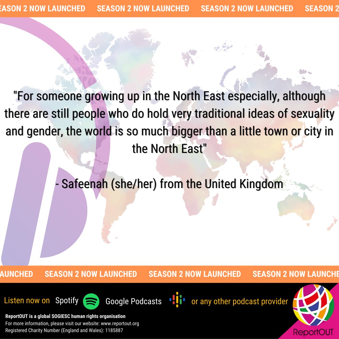 out_report's tweet image. Season 2, episode 5 brings us back home 🇬🇧

We speak to Safeenah (she/her) about coming out as a bisexual woman, the interplay between racism and homophobia, and about her own research on gender roles. 

#ReportOUT #lgbtqcommunity #humanrights #lgbtqrights #HiddenVoices #podcast