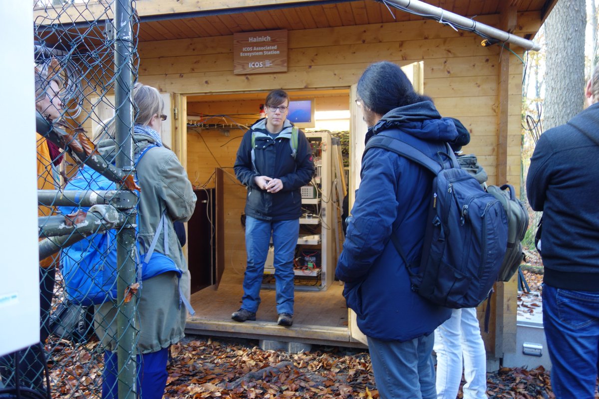 BioclimGoe's tweet image. First excursion within #DigitalForest project to our research site in #HainichNationalpark gathering with @UniLeipzig remote sensing experts. We demonstrated fieldwork activities such as #CO2 exchange measurements and #TerrestrialLaserScanning. #BioclimatologyGroup @uniGoettingen