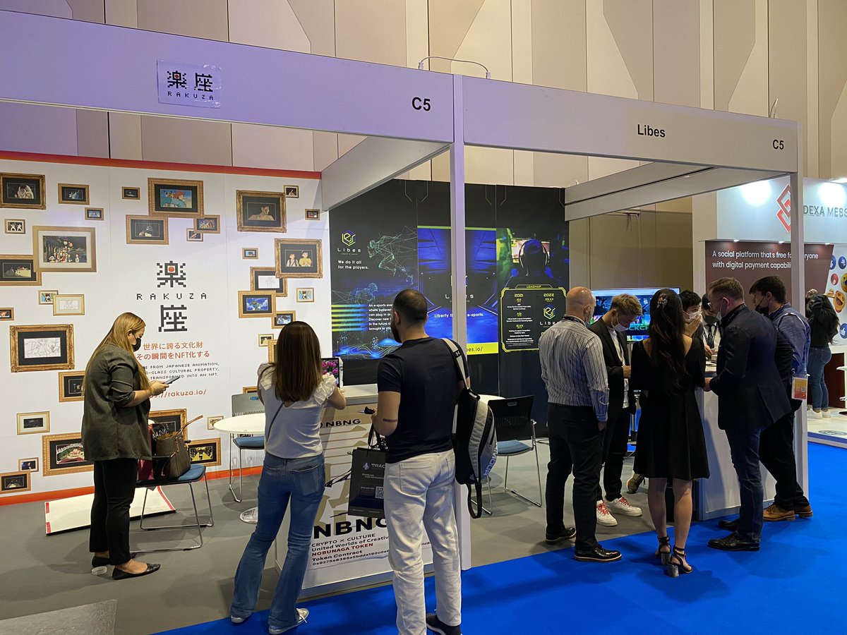 be_Teklip's tweet photo. Japanese based @Libes_eSports at the #BlockchainEconomyExpo. 

#Expo2020Dubai #eSports #bitcoin https://t.co/PddcVUCqee