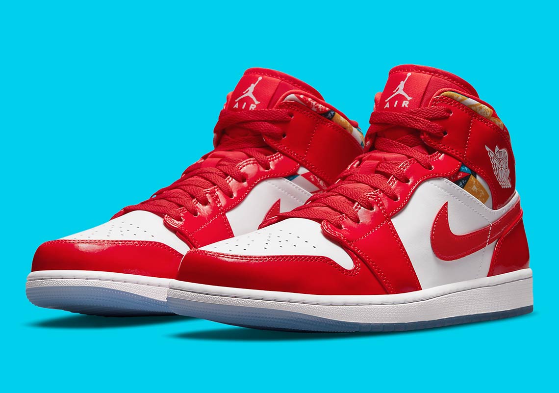 air jordan 1 mid chile red release date