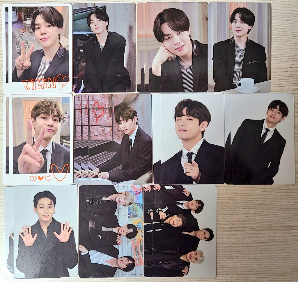 BTS_GoodZz's tweet photo. 퍼투댄 미니포카 양도

남준 1* 1* 3* 4* 4 5 7 8* 8* 8
석진 s 1 5* 5 6
윤기 1* 3 5* 5* 5 6 8
호석 s* s 1 1 1* 2* 2 8*
지민 s s 1 2 2 3
태형 2 2 2 5* 5 6 6
정국 6 6
3인 유닛  1*
4인 유닛 4 4*

장당 0.3 / *심한하자 - 0.1
스페셜 0.4 https://t.co/ErUW4fi5fu