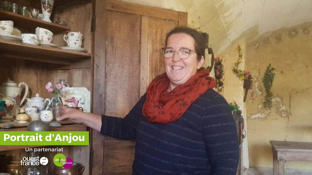 Anjoutourisme's tweet photo. Portrait d'#Anjou
RDV dans les souterrains de Cornillé-les-Caves, avec Anne Perrussel. Son association œuvre à la restauration et à faire connaître le #patrimoine insoupçonné du village, situé à la fin du filon de #tuffeau
➡️https://t.co/vccKrsPEZD https://t.co/rMJq5YE1z2