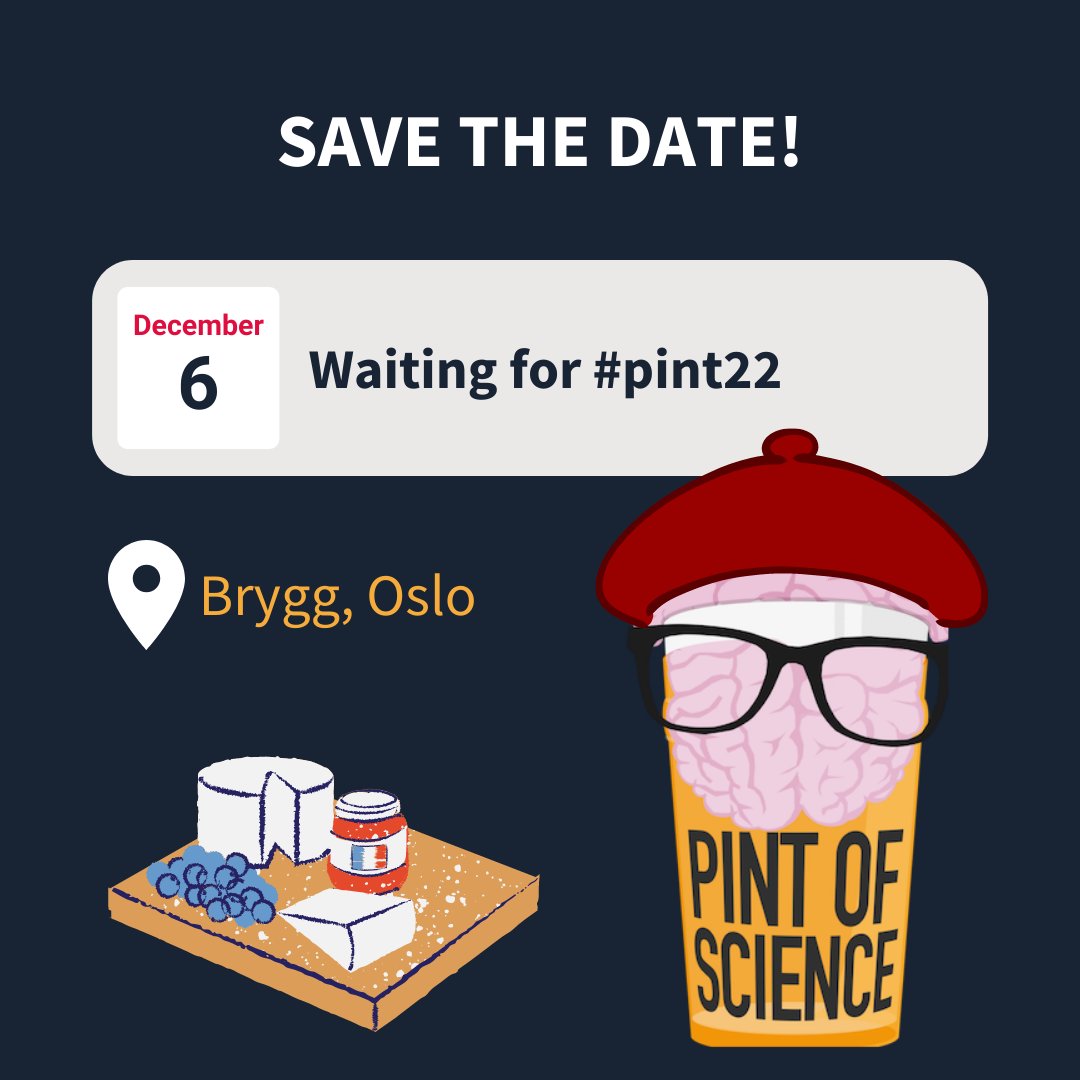 pintofscienceNO's tweet photo. Pssst... A little bird told us that #Oslo team is preparing a second Waiting for #pint22 event 😁 Stay tuned for more updates that will come soon!
See you all on 6th December (18h00) at Brygg Oslo 🍻
#science #scientist #forsker #scicomm #oslo #norway #pintofscience https://t.co/ZVFcAP0eZv