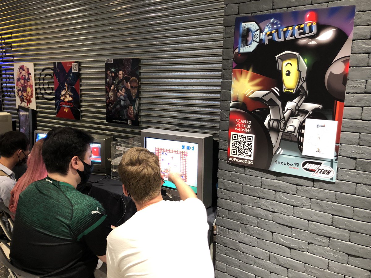 retro_hk's tweet photo. Great to feature an exclusive demo of @asobitech’s game D*Fuzed at this years #RetoHK! A great new spin on the puzzle genre with awesome music and great gameplay! Developed for #GameBoy and published by https://t.co/xn9UThd3Cn coming in the near future! https://t.co/h1JGQHqB28