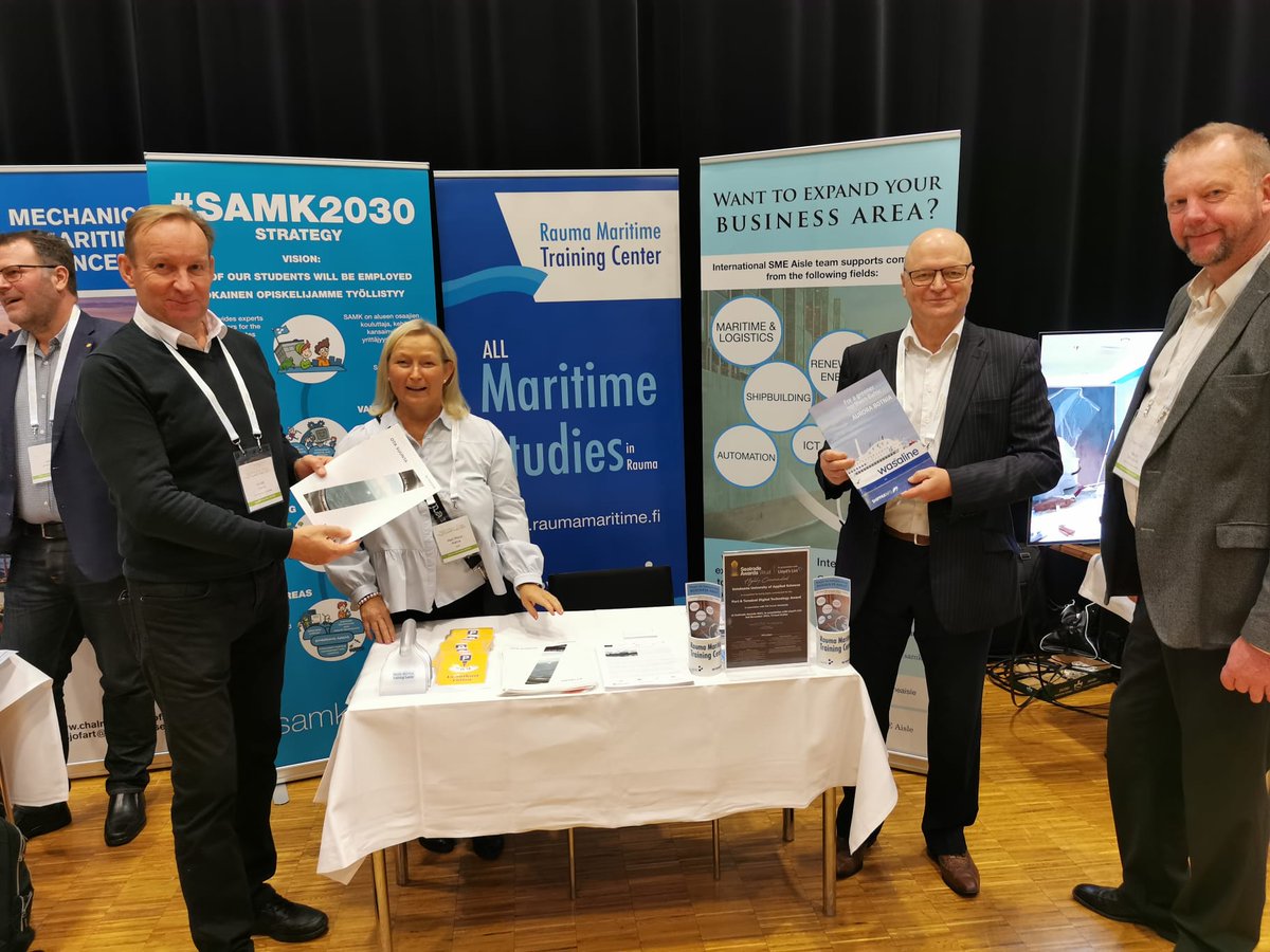 SMEAisle's tweet photo. Meeting friends and new potential business co-operators of #maritimes sector in Maritime Day, #Åland (#Sjöfartensdag) in 11.11.2021. @centralbaltic #cbresults @satakuntaAMK @merilogistiikka #merilogistiikka #Namibia #Zambia #SouthAfrica https://t.co/Sy4OzM4COr