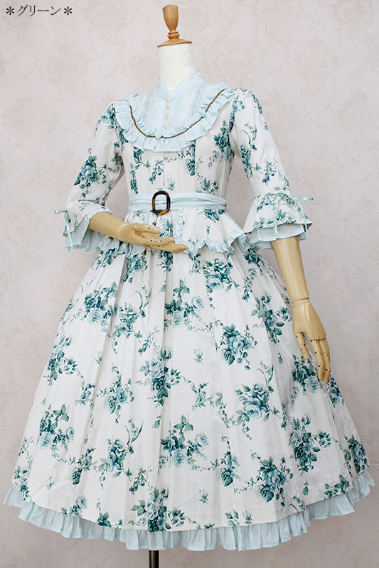 Victorian maiden レディブルームドレスグリーン