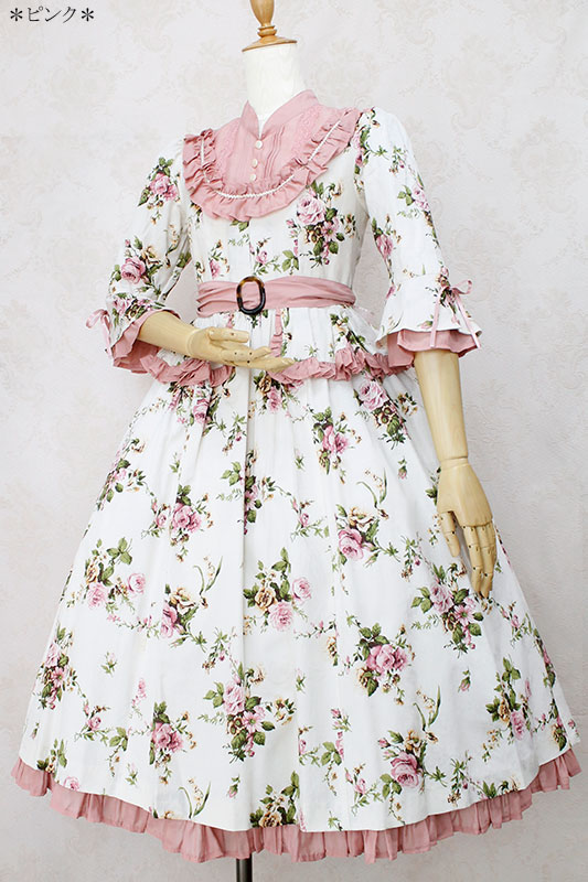タグ付き　victorian maiden レディブルームラングレーズドレス Lady Bloom l'Anglaise OP by Victorian Maiden
