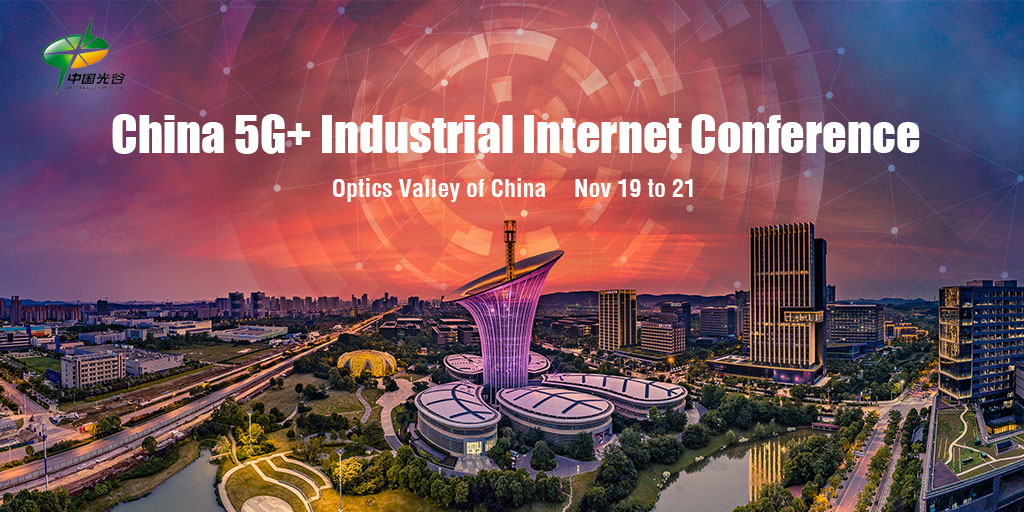 OpticsValleyCN's tweet photo. COUNTDOWN: The China 5G+ Industrial Internet Conference will be held from Nov 19 to 21.🌐🏭
The event will host 22 sessions, invite over 200 guests, and feature a 5G+Industrial Internet high-tech exhibit.🌟🤖 #OVCInnovation #OVCActivity https://t.co/LKj54ANnWi