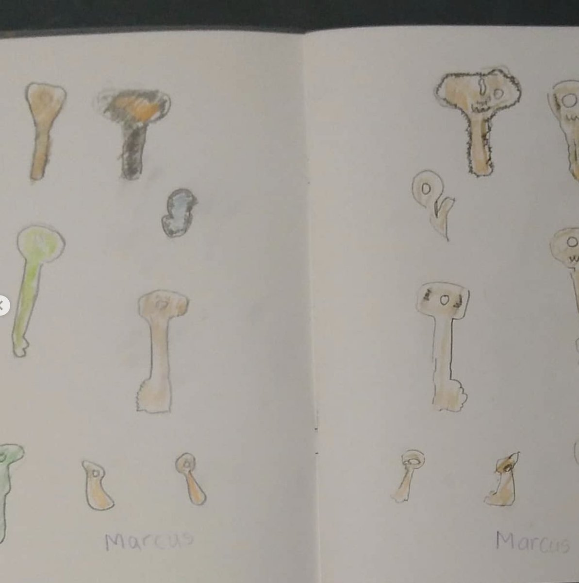 diytheatreco's tweet photo. Our members take part in a weekly drawing class with Claire Hignett. Some of whom have visual & hearing impairment & lived experience of autism. They've been drawing keys, here's a selection of some of the amazing drawings people have created.
#learningdisabilityart
#deafart https://t.co/p2QU57mdEG