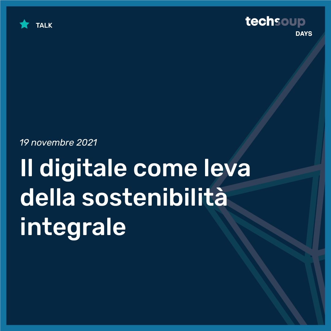 SocialTechno_it's tweet photo. [-3 GIORNI] #techsoupdays2021
Manca poco ai TechSoup Days "Cresci con il digitale"!
📌Novità di quest'anno? 
Sei tu protagonista! Sarà un evento online a base di networking e storie
Scopri l'agenda completa e prendi il tuo posto 
👉https://t.co/dDvStR9RvJ
#cresciconildigitale https://t.co/BeGDRIqlot