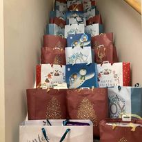 lesley_dingley's tweet photo. Trying to do our bit again to support local Nottingham charity @TarasAngelsUK  by providing  xmas bags and PJs for women &amp; children facing Christmas in shelters.  
@Waterstones can you offer any donations to make our bags special? https://t.co/z5DHpF4NBn