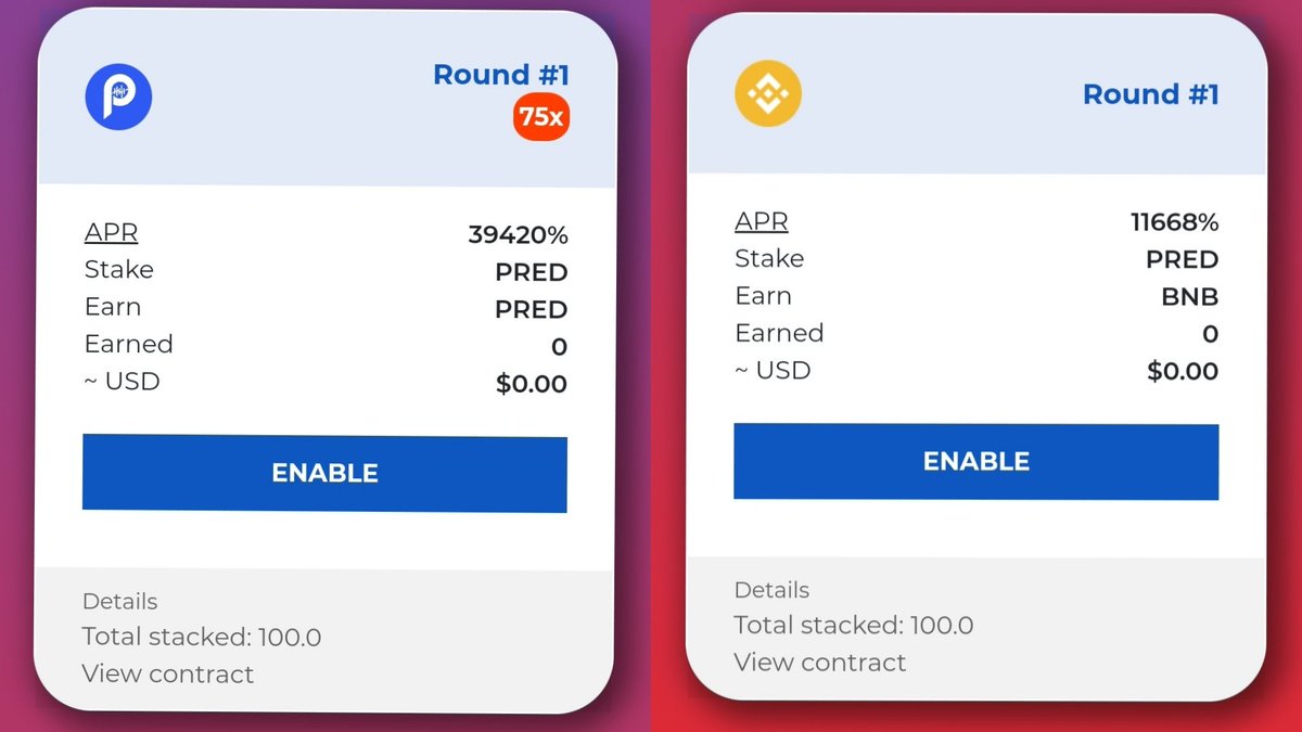 PredictcoinFin's tweet photo. The Predict Pools are Live!

Stake PRED earn PRED, Stake $PRED earn #BNB!

You should already know the pool to dive in from the "My Predictions" tab.

Missed out on this round? No worries, Round 2 starts Today 13:00 UTC to 14:00 UTC).
https://t.co/ToSSuZHWwA
#Predictcoin #BSC https://t.co/BTP0uHAohd