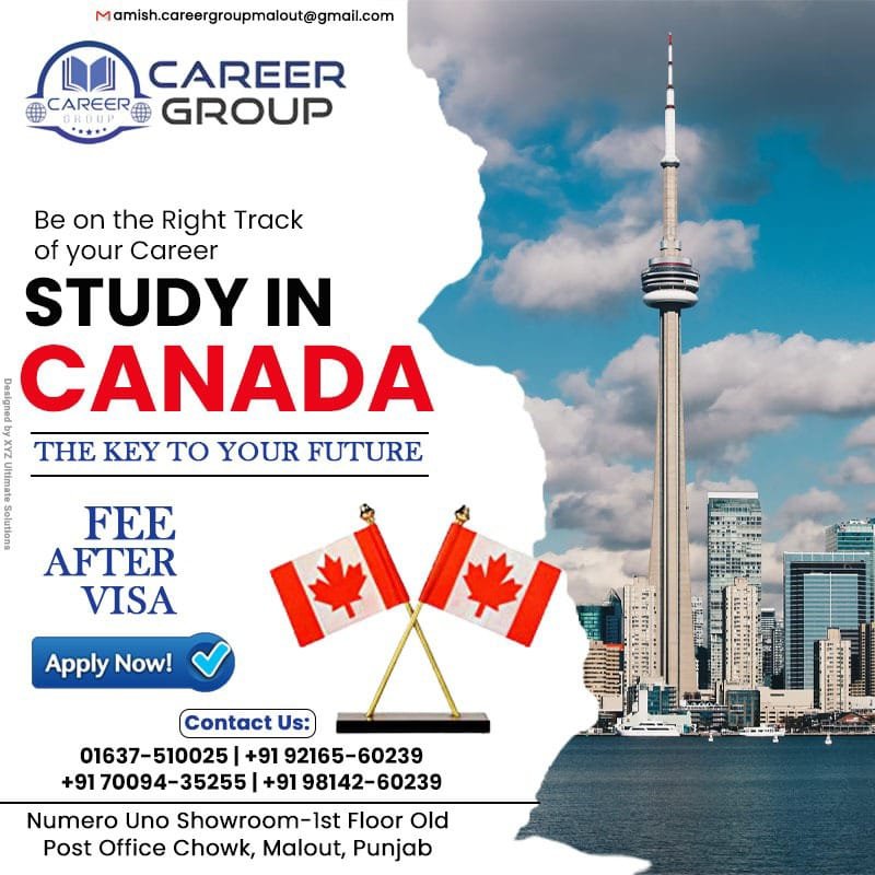 maloutlive's tweet photo. #Canada 🇨🇦🇨🇦🇨🇦🇨🇦🇨🇦
#careergroupmalout #cg #ielts #ieltspreparation #pte #ieltspte #spokenenglish #bestwriting #malout #excellentcoaching #excellentresults #studyvisa
Address : First Floor Numero Uno Showroom, Old Post Office Chowk, Malout
📱 9216560239, 7009435255, 9814260239 https://t.co/qPqPCSXPs5