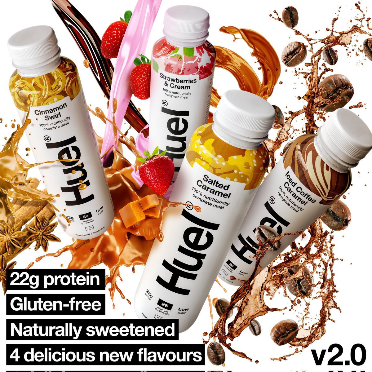 Phil_Calam's tweet photo. Starting the week off right with the new @huel v2.0 Ready to Drinks. 
#MondayMotivaton #Huel #plantbasedfood #vegan #protein #health #goals #fitness #food #foodphotography #photography #photoshop https://t.co/uBo4CvYZ8L