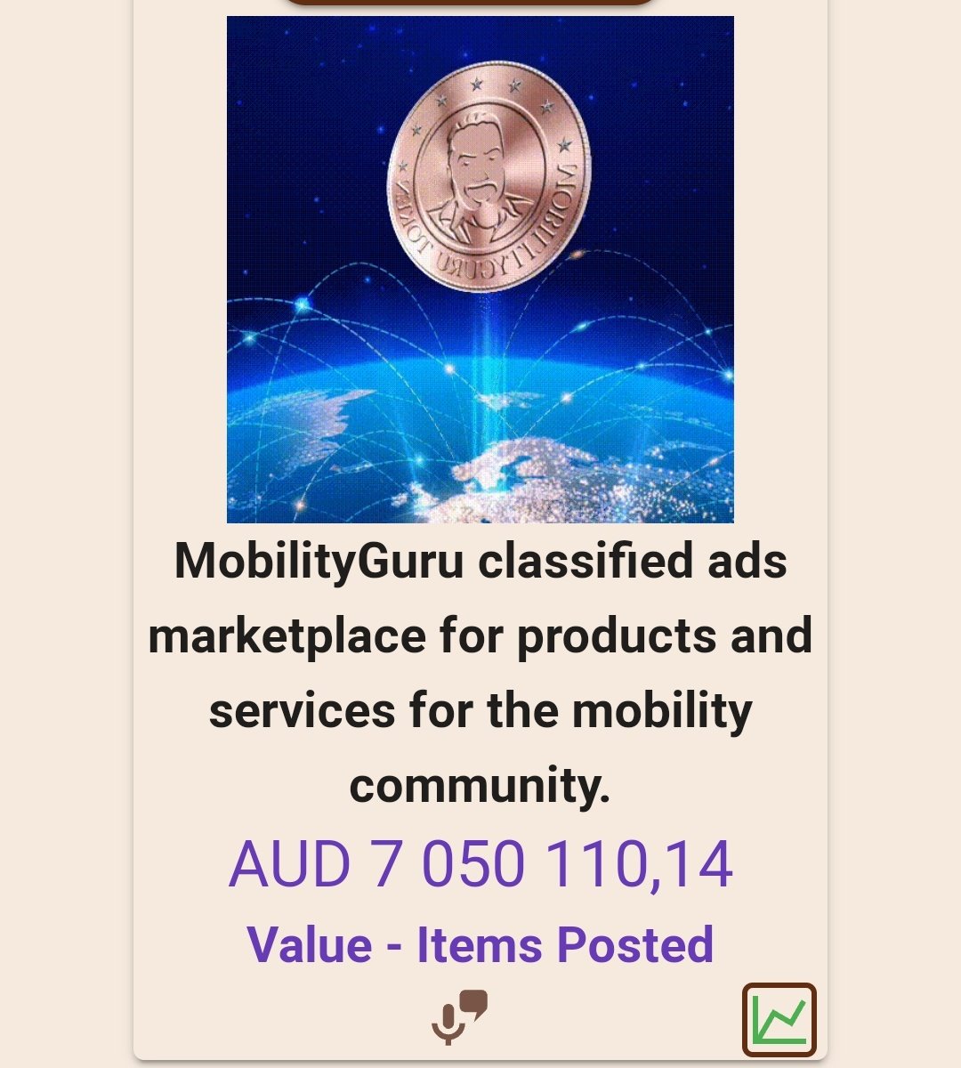 MobilityguruT's tweet photo. We have now exceeded $7m items for sale in the marketplace https://t.co/xiMnJsaQNb🚀🚀

#MobilityGuru #marketplace #GURU https://t.co/2liZJjSKQO