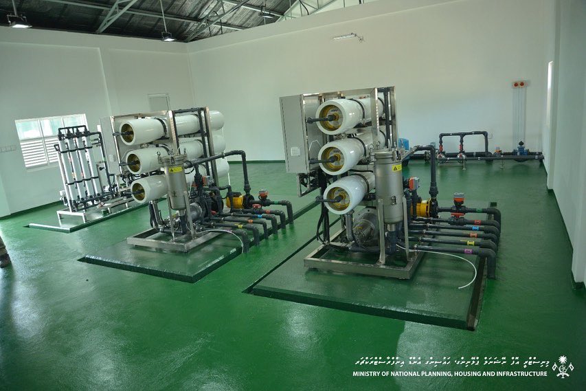 AishathRaufa's tweet photo. Ongoing Testing &amp; Commissioning of K.Gulhi Water Supply and Sewerage Facilities upon completion of all the components of the project. https://t.co/uhNBnEOPSs